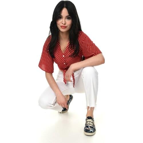 Digital Printing Dog Pattern Women Sneakers