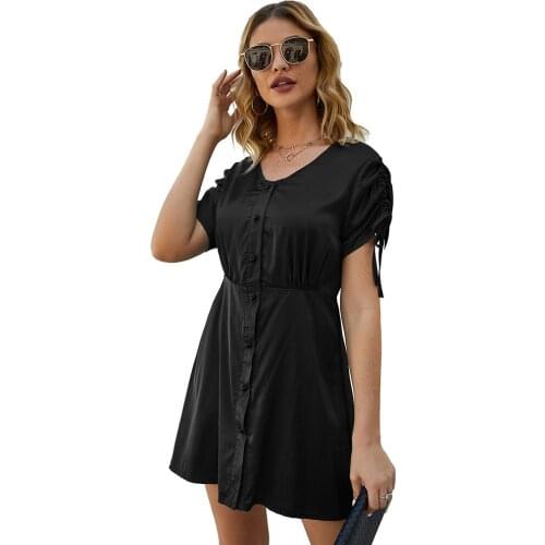 Summer European American C Women Dresses Fashion O Neck Women Floral Print Dress Summer Short Sleeve Dresses Wedding Vestido