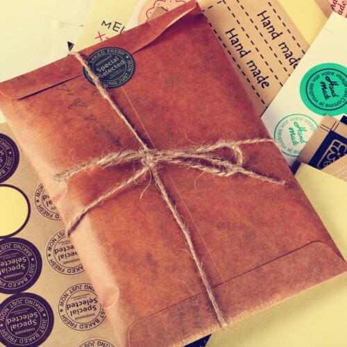 10Pcs/lot Old Style Vintage Paper Envelope Brown Kraft Packaging for Retro Postcard Invitation Card Small Gift Letter