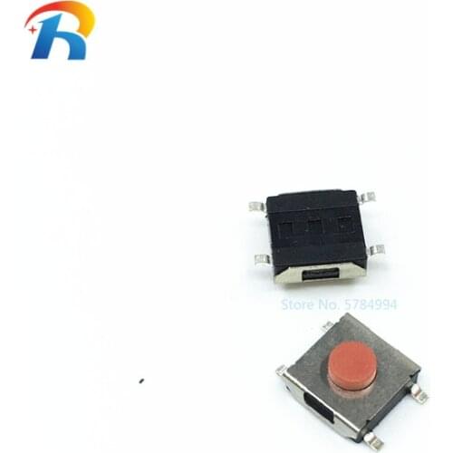 1000PCS/LOT 6*6*3.1 mm SMD Switch 4 Pin Touch Micro Switch Push Button Switches Red SMD Tact Switch
