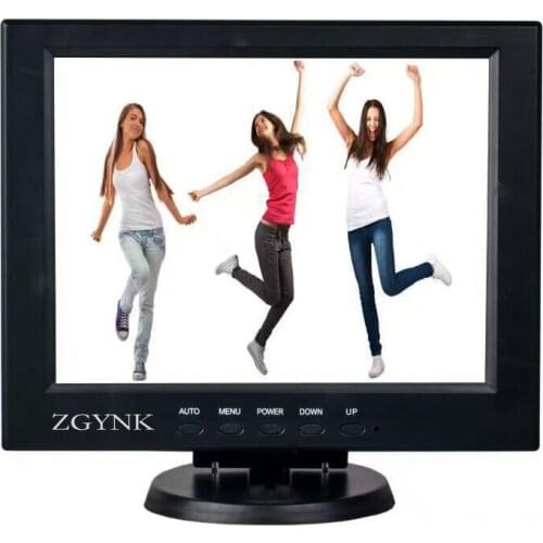 12 inch security LCD LED monitor industrial computer monitors BNC HDMI VGA HD PC Desktop monitors