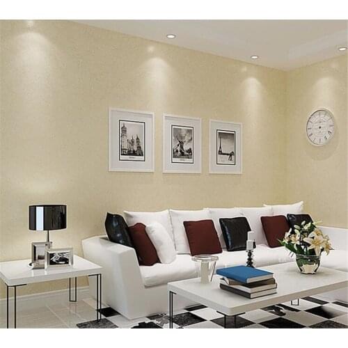 Beibehang Modern simple high-end plain wallpaper bedroom living room background wall corridor solid color 3d wallpaper behang