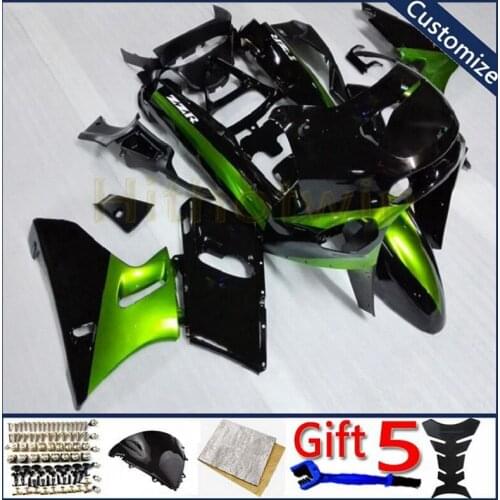 ABS Fairing For ZZR400 1993 1994 1995 1996 1997 1998 1999 2000 2001 2002 2003 2004 2005 2006 2007 Injection mold green black