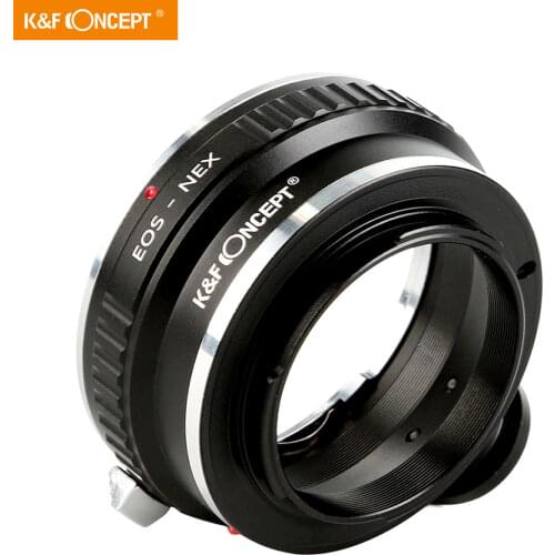 K&F Concept Lens Mount Adapter with Tripod for Canon EOS EF, EF-S Lens to for Sony DSLR Camera Camera Body