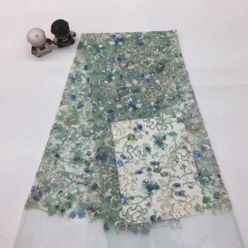 African lace fabric 2021 high quality lace French sequin lace fabric bridal wedding dress Nigeria lace fabric XX37171