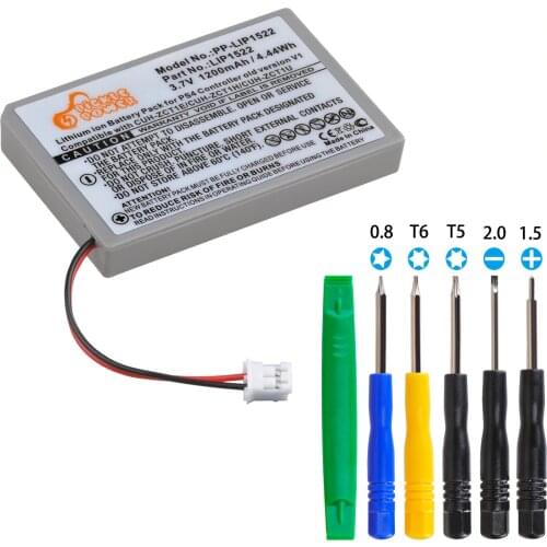 1Pcs 1200mAh Battery for Sony Gamepad PS4 Battery Dualshock4 V1 Wireless Controller Rechargeable Batteries CUH-ZCT1E CUH-ZCT1U