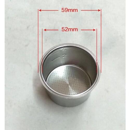 4 cup coffee machine accessories no pressure filter cup filter stainless steel coffee set powder cup powder bowl