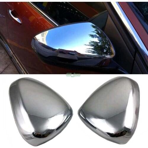 Car styling 2016 2017 for Peugeot 3008 GT 3008GT ABS Chrome Rearview Mirror Cover trim 2pcs