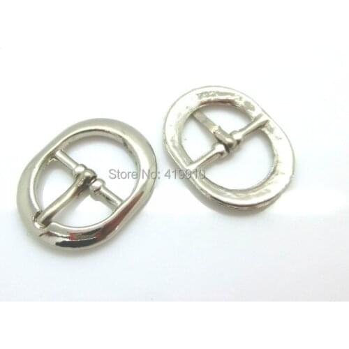 Free shipping -20PCs Buckles For Shoes Bag Clothes Accessory Silver Tone 3.1x2.4cm(Inside Wide:17mm),J1777