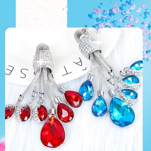 Crystal Tears of the Sky Car KeychainStyling Creative Mini Car Key Ring Auto Car Key Chain Keyring for BMW VW Audi Honda Ford