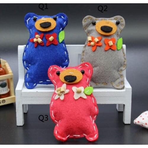 Brand New Personality Handmade Cute Cartoon Bear Gilrs Brooch Pin Fashion Jewelry Children Clothing Accessories