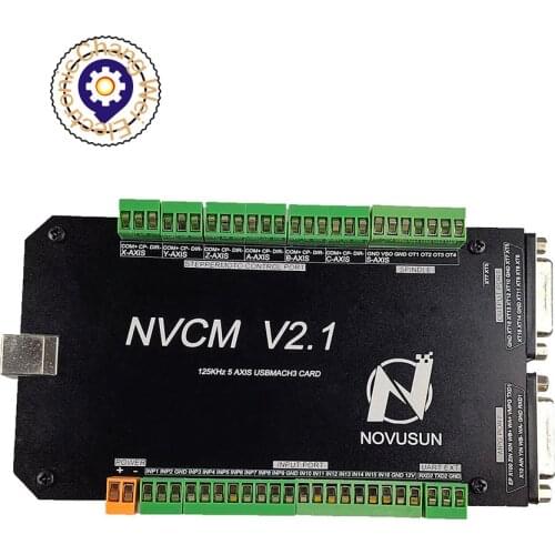 NVCMV2.1 3/4/5/6-Axis CNC Controller MACH3-Breakout USB Interface Board Motion Control Card for Stepper Motor CNC Engraving