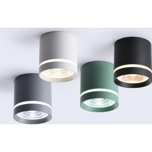 Dimmable Cylinder LED Downlights 9W 12W 15W 18W COB LED Ceiling Spot Lights AC85~265V LED Background Lamps Indoor Lighting