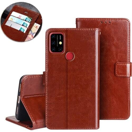 Business Leather Flip Book wallet Case Cover For UMIDIGI Power 3 6.53" Case Phone Protective Stand coque on umidigi power 3 Case