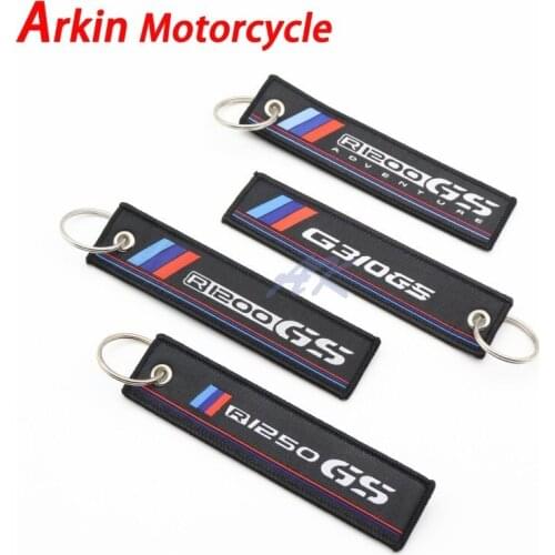 For BMW R1200GS G310GS R1250GS R1200GS adventure motorcycle key ring key chains pom pom keychain lanyard for keys bmw keychain
