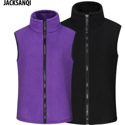JACKSANQI Men Women Softshell Fleece Hiking Vest Winter Coats Outdoor Sleeveless Jacket Camping Trekking Hunting Waistcoat RA297