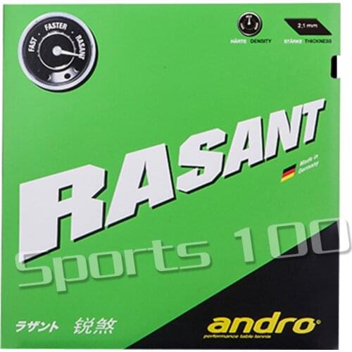Andro RASANT Pimples In Table Tennis Rubber Pips-In Ping Pong Sponge Tenis De Mesa