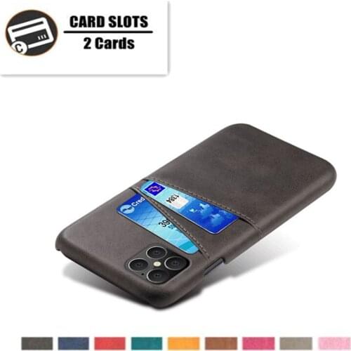 Leather Case For For iPhone 7 8 Plus XR XS X 11 12 13 PRO MAX Mini SE 2020 Dual Card Slots Wallet Cover Phone Case For Iphone 13