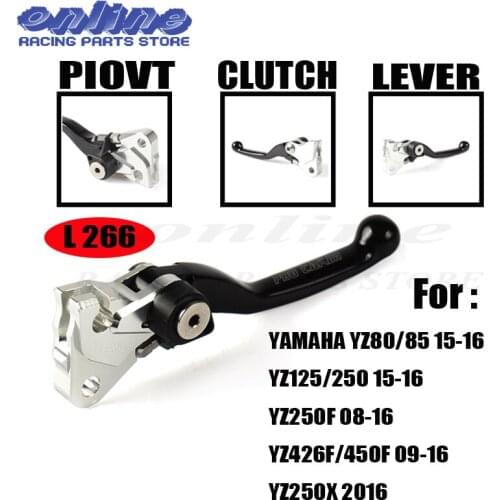 Left CNC Pivot Brake Clutch Lever For YAMAHA YZ80 YZ85 YZ125 YZ250 YZ250F YZ426F YZ450F YZ250X pit dirt bike motocross