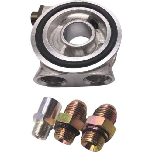 M22x1.5mm AN10 AN 10 Outlet Oil Filter Cooler Sandwich Plate Adapter