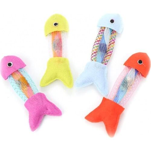 Cartoon Fish Hose Spring Matatabi Bouncing Cat Toys Boredom Relieve Pet Supplies cat accessories gatos accesorios jouet chat