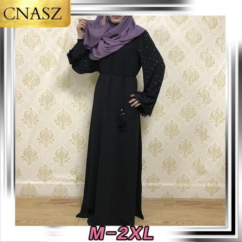 Muslim Dress Islamic Turkey Lace Rhinestone Saudi Indonesian Long Dress Middle Eastern Robe Moroccan Pakistan Bangladesh Kimono