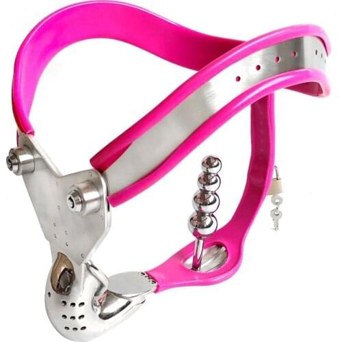 Male Chastity Belt Anal Plug Panties Penis Lock Cock Cage Stainless Steel Chastity Device Cbt Erotic Sex Toys For Men BDSM