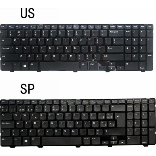 NEW US/SP LAPTOP KEYBOARD FOR Dell Inspiron 15-3521 15V 15VR 1316 15R-3521 15R-5521 3521