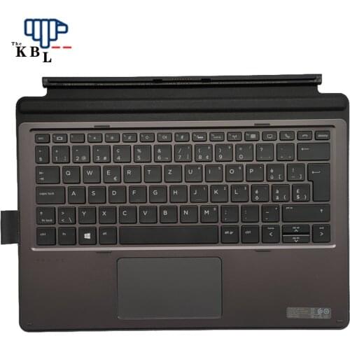 New For HP Pro X2 612 G2 Collaboration Swiss Language Grey Tablet Keyboard HSN-D06K 918321-BG2