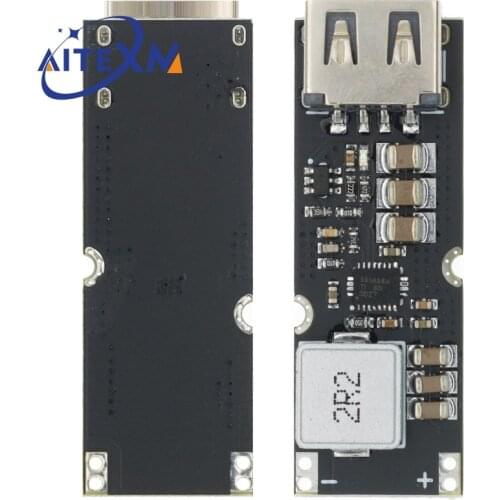 TPS61088 Single Cell Lithium Battery Boost Power Module Board 3.7V 4.2V Liter 5V 9V 12V USB Mobile Phone Fast Charge QC2.0 QC3.0