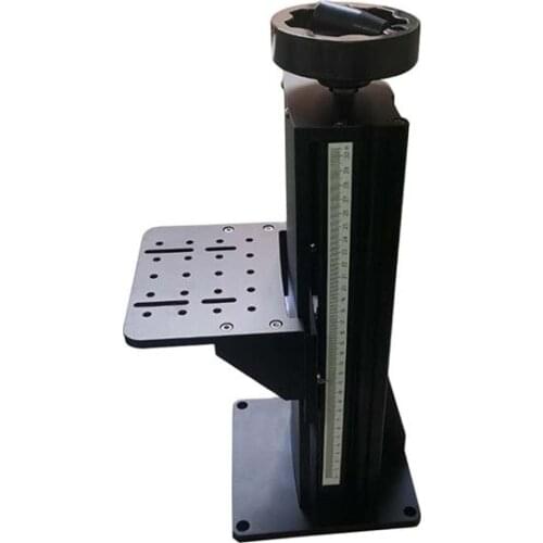 LZ-200/300/500MM Optical Experiment Lifting Platform Aluminum Alloy T-Type Screw Manual Lifter Z-axis Displacement Slide Table