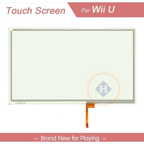 HOTHINK Touch Screen Digitizer Glass Panel For Nintendo WII U WIIU Gamepad