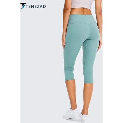 TEHEZAD Yoga Pants Women Sport leggings Elastic Gym Clothing Tights Push up Fitness Runing Plus Size High Waist Sportwear