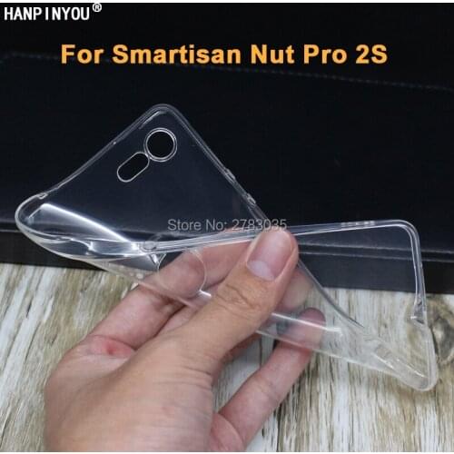 For Smartisan Nut Pro 2S 6.01" Slim Crystal Clear Transparent Soft TPU Back Case Protection Skin Camera Protect Cover