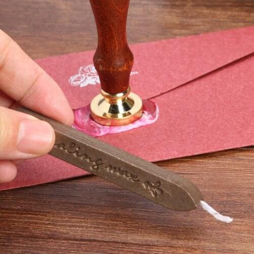 DIY Wedding Invitation Letter Sealing Strips Ancient Craft Wax Seal Stamp Decor Bar Dedicated Paint Seal Wax Stick