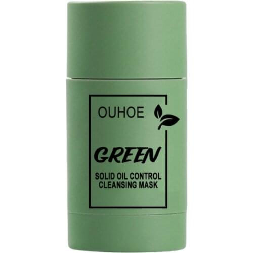 Green Tea Stick Mask Stick Oil Control Acne Cleansing Face Mask Moisturizing Blackhead And Fine Pores Solid Mask Skin Care TSLM2