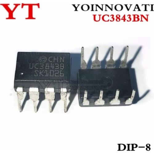 10PCS/Lot UC3843B UC3843BN UC3843BN UC3843 3843 DIP8 DIP