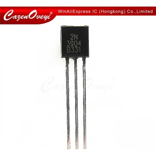 100pc/lot 2N3904 TO92 2N 3904 TO-92 NPN General Purpose Transistor New original In Stock