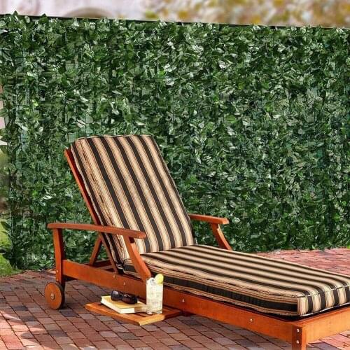 Silk flower Artificial leaves 50cm 4PCS Garden Fence Privacy Outdoor Decor