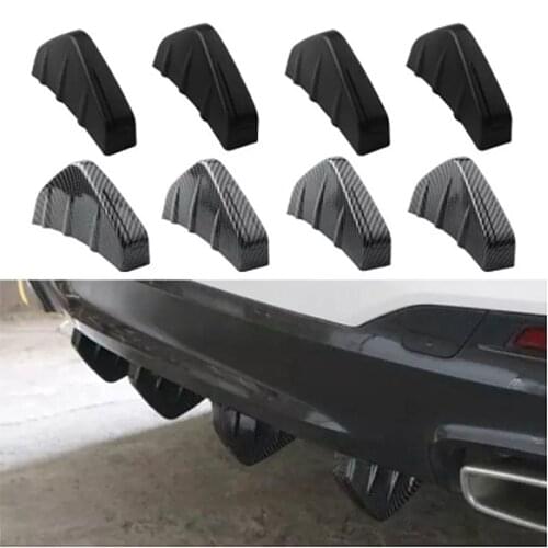 4pc Universal Car rear bumper cast shark spoiler for Land Rover Range Rover/Evoque/Freelander/Discovery