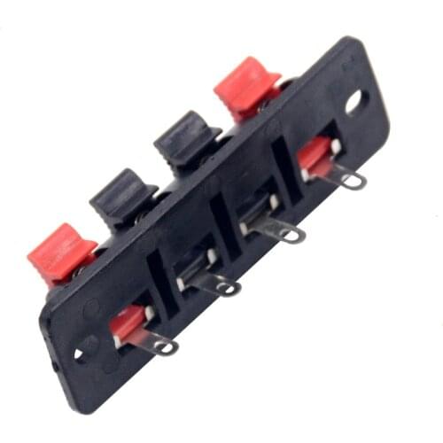 5pcs/lots IMC Hot Single Row 4 Pin 4 Position Speaker Terminal Board Connectors