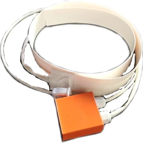 50*1400*1.5mm 220V 110W White Silicone Strip Heater for machine digital thermostat on wire 1500mm lead wire