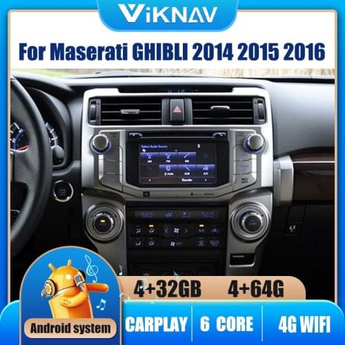 Android Car Radio For Maserati GHIBLI 2014 2015 2016 Car Stereo Autoaudio GPS Navigation DVD Multimedia Player video player 2din