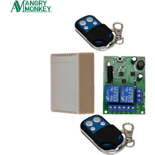 433 Mhz Wireless Remote Control Switch Module DC 12V 24V 30V 2CH RF Relay Receiver and Transmitter for Gate Garage Controller