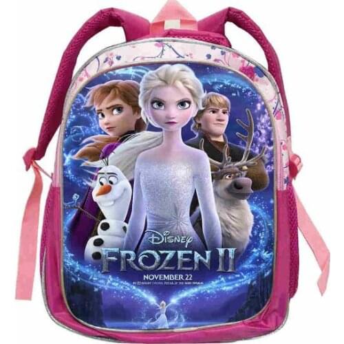 Disney Frozen 2 Kids Cartoon Character backpack Childrens school Bagpack Elsa & Anna Princess Schoolbag for teen girls pupil