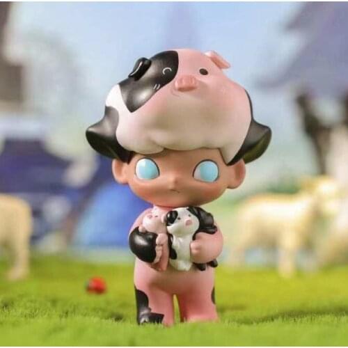 Dimoo three pig doll hanging card limited edition birthday gift Trend of the kid toy