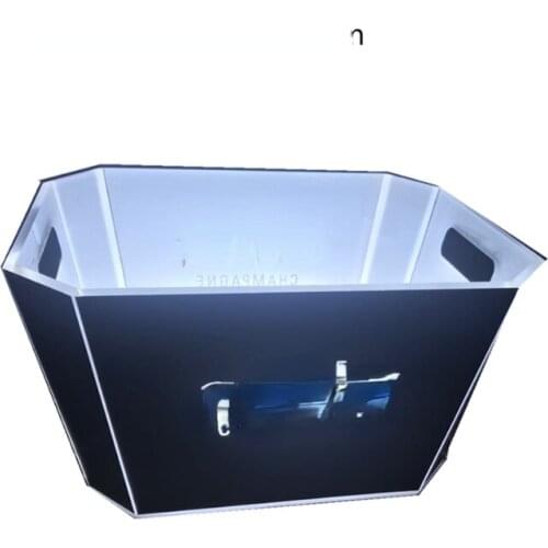 Carbon Champagne Bottle Ice Bucket Coolers Laser Engraving Logo