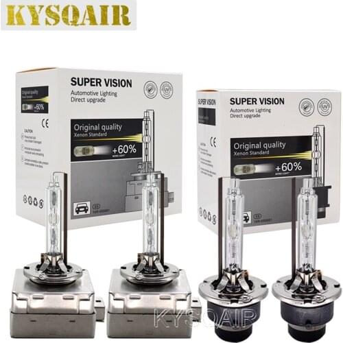 KYSQAIR 2PCS OEM 12V 55W D4S 6000K HID Headlight Lamp 5000K 4300K 8000K 55W D1S D2S D3S D4S HID Xenon Light Bulb For All Car
