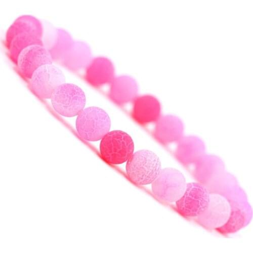 Natural Color Weathered Stone Bracelet 8mm Beads Handmade Beads Round Beads Natural Stone Bracelet Factory Direct Sales Bracelet