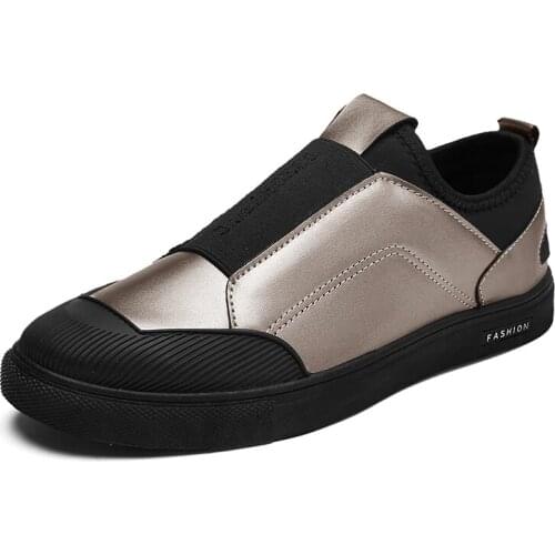 Fashion Men Shoes slip on oxfords Moccasins Black Shoes cool leather 2020 Autumn Shoes Men Casual Loafers Chaussure Homme